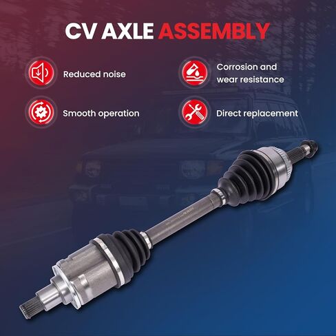 MOCA 2x Front Left & Right CV Axle Assembly Fit for Toyota 2008-2013 Highlander 3.5L in Saudi Arabia