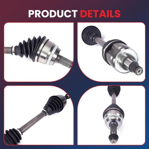 MOCA 2x Front Left & Right CV Axle Assembly Fit for Toyota 2008-2013 Highlander 3.5L in Saudi Arabia
