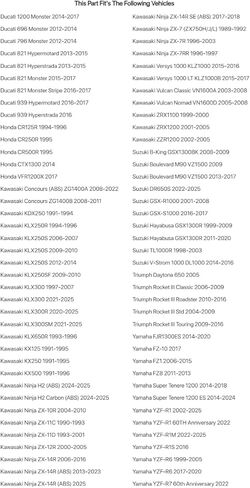 Tusk Fork and Dust Seal Kit for Kawasaki Vulcan Nomad VN1600D 2005-2008 in Kuwait