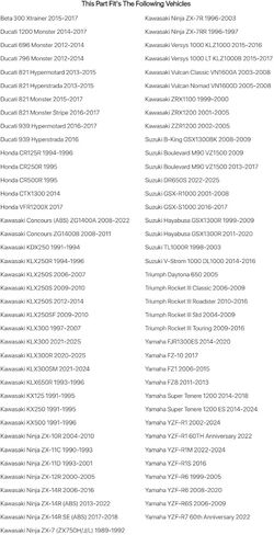 Tusk Fork and Dust Seal Kit for Kawasaki Vulcan Nomad VN1600D 2005-2008 in Kuwait