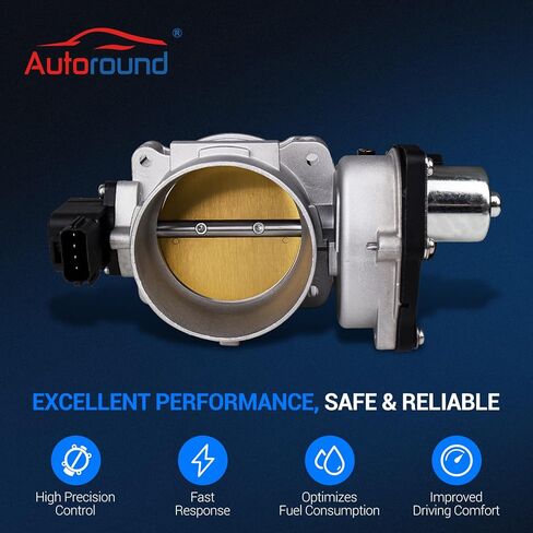 جسم الخانق الإلكتروني Autoround S20001 متوافق مع Ford Expedition 2005-2014/ F-150 2004-2010، Lincoln Navigator 05-14/ Mark LT 06-10 5.4L، استبدال OE # 8L3E9F991CB in Saudi Arabia