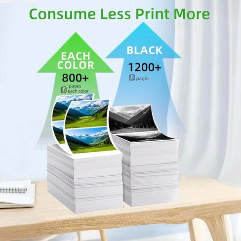 خراطيش حبر 923XL 923e مع رقاقة بديلة لحبر HP 923 923e 923XL متوافقة مع طابعات OfficeJet Pro 8135e 8138e 8139e 8122e 8120 8130 (4 عبوات) in Kuwait