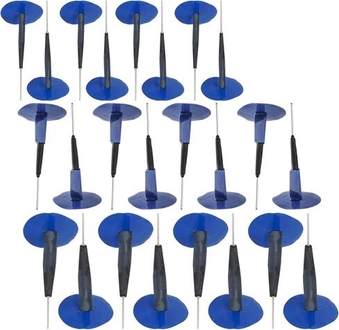 24PCS Tire Patch Plugs, 3mm/6mm/8mm Rubber Mushroom Nails Tire Puncture Repair Patches, Heavy Duty Mushroom Tyre Patch Plug Combination Repair Unit for Cars Trucks Motorcycles in Kuwait