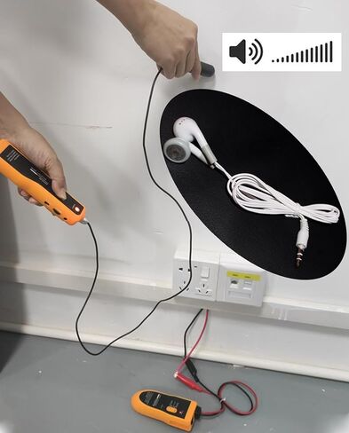 F02 Underground Wire Locator, Hidden Wire Tracer, Buried Break Cable Tester for Electric Pet Dog Fence Wire Tracker, Irrigation Control Sprinkler Valve Finder, Depth 2-3FT, Length 1000FT in Kuwait