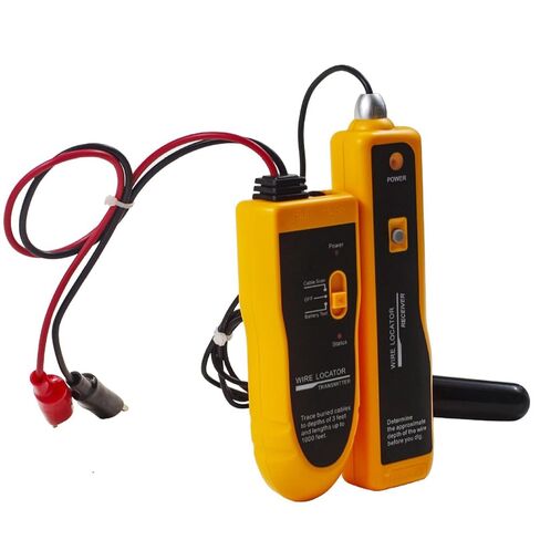 F02 Underground Wire Locator, Hidden Wire Tracer, Buried Break Cable Tester for Electric Pet Dog Fence Wire Tracker, Irrigation Control Sprinkler Valve Finder, Depth 2-3FT, Length 1000FT in Kuwait