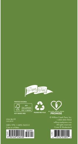Willow Creek Press، مخطط جيب لطيف كقطة صغيرة لمدة عامين 2026، مقاس 3.5 بوصة × 6.5 بوصة، تقويم لمدة 12 شهرًا مع غلاف مثبت in Kuwait