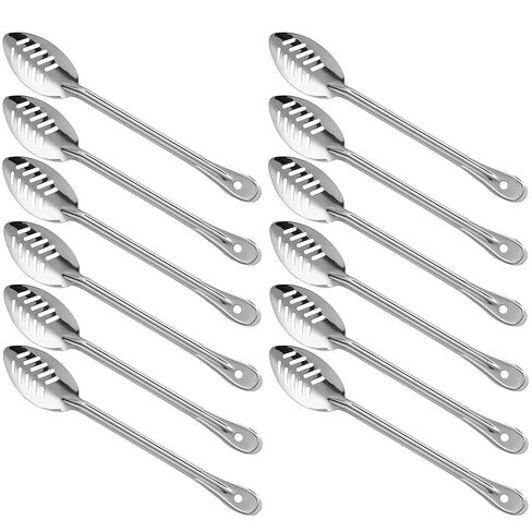 OCS Parts Professional Series Slotted Basting Spoon | 11-Inch | Stainless Steel Stirring and Basting Spoon for Home and Commercial Kitchens | Perfectly Drains Liquid and Sauces in Kuwait