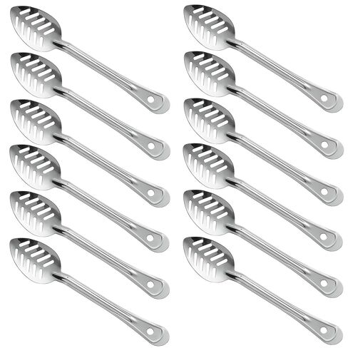 OCS Parts Professional Series Slotted Basting Spoon | 11-Inch | Stainless Steel Stirring and Basting Spoon for Home and Commercial Kitchens | Perfectly Drains Liquid and Sauces in Kuwait