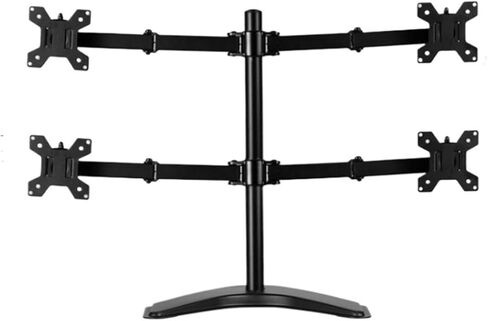 Dual-screen computer monitor stand with height adjustment base(Up and down dual screen base) in Saudi Arabia