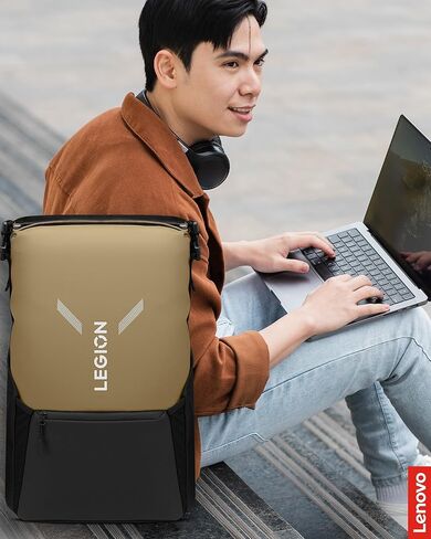Lenovo Legion Gaming Laptop Backpack GB500, Expandable Capacity up to 25L, Fits 16-inch Laptops, Water Resistant in Saudi Arabia