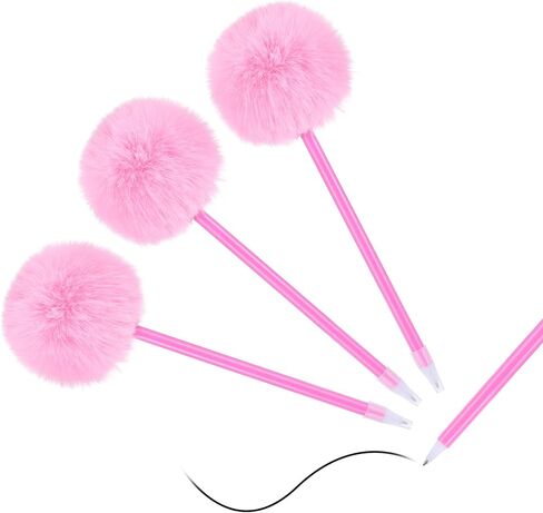3 Pcs Pink Ballpoint Pens in Kuwait