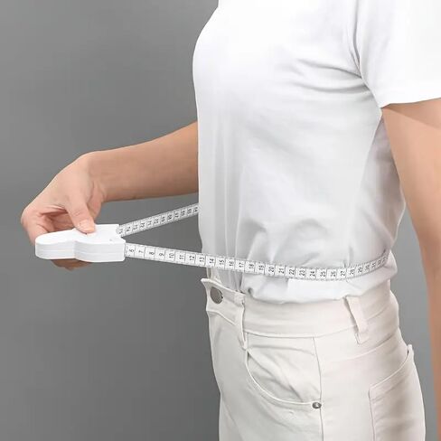 Compact Plastic Fitnessape Measure -Easy-to-Use Body Circumference MeasurincTool for Arms, Legs, Waist & Chest - Portable Soft Ruler for Students & Home Use. in Saudi Arabia