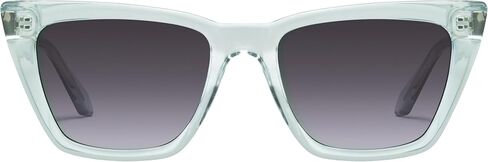 Quay - Womens Sunglasses, Polarized Cat Eye Lenses with UV Protection (Narrow Down, Black) in Kuwait