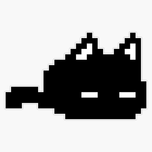 Omori Cat Mewo Sticker Bumper Sticker Vinyl Decal 5" in Saudi Arabia