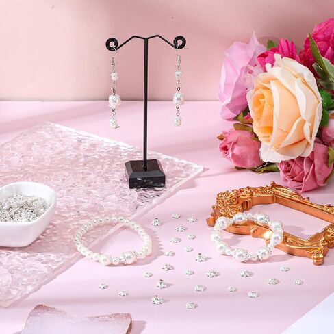 300 قطعة 7 أنماط من الخرز المعدني، خرز فاصل فضي عتيق، خرز فضفاض على شكل زهرة الأقحوان لصنع المجوهرات، خرز سوار وقلادة حرفية لإكسسوارات نتائج المجوهرات in Kuwait