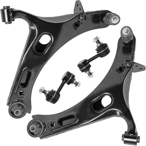 Detroit Axle - Front End Kit for 2010-2014 Subaru Legacy, 2 Lower Control Arms with Ball Joints Assembly 2 Sway Bar End Links 2011 2012 2013 Replacement in Saudi Arabia