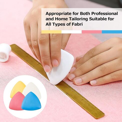 8PCs Triangle Sewing Chalk, Fabric Chalk Markers for Tailors, Sewing Supplies, Ideal for Fabric, Leathers, Cotton, Suede, Ideal Sewing Marking Tools (8PCs) in Saudi Arabia