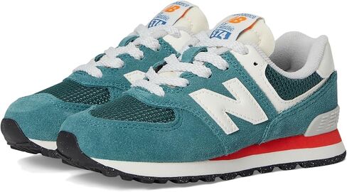 New Balance Kids 574 V1 70s Racing Lace-up Sneaker, Lilac Glo/Bright Lavender, 13.5 Wide US Unisex Little in Saudi Arabia