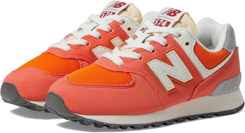 New Balance Kids 574 V1 70s Racing Lace-up Sneaker, Lilac Glo/Bright Lavender, 13.5 Wide US Unisex Little in Saudi Arabia