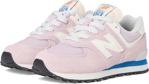 New Balance Kids 574 V1 70s Racing Lace-up Sneaker, Lilac Glo/Bright Lavender, 13.5 Wide US Unisex Little in Saudi Arabia