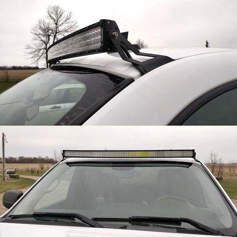 LED Light Bar Brackets 52 Inch Mount Offroad Lightbar at Upper Windshield Compatible with 2007-2013 Chevy Chevrolet in Saudi Arabia