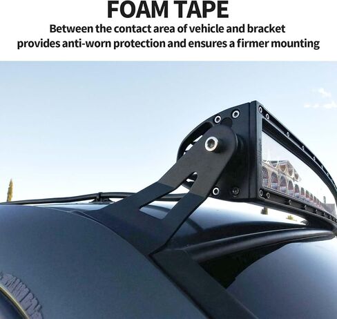 LED Light Bar Brackets 52 Inch Mount Offroad Lightbar at Upper Windshield Compatible with 2007-2013 Chevy Chevrolet in Saudi Arabia