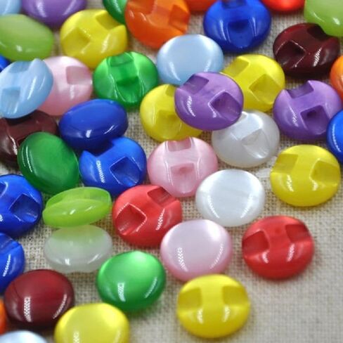 50pcs 12.5mm Resin Shirt Buttons Pearl Buttons Sewing Accessories DIY Crafts (50pcs,White) in Saudi Arabia