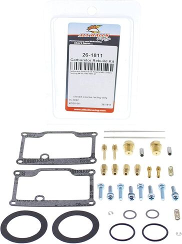 All Balls Racing 26-1811 Carburetor Rebuild Kit Compatible with/Replacement For Polaris 500 Classic Touring 1996-2000, 500 RMK 1997 in Saudi Arabia