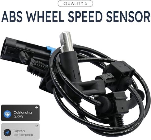 2Pcs Rear Left and Right Abs Wheel Speed Sensor Compatible with Gmc Chevy Sierra Silverado 2500 Hd 15905942, 22740471, 25995533 Als1956 09 10 2009 2010 in Saudi Arabia