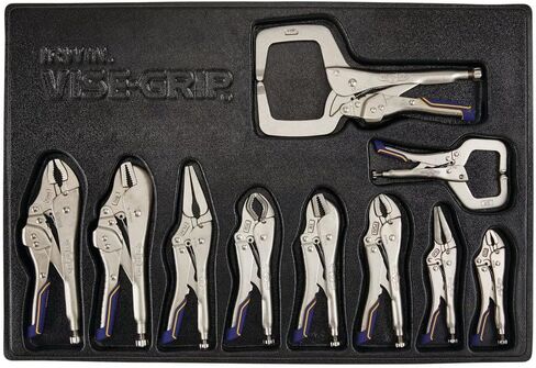 IRWIN VISE-GRIP Locking Pliers, Fast Release Kit, 10-Piece (IRHT82596) in Saudi Arabia