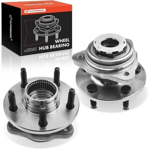 A-Premium 2 × محمل العجلة الأمامية ومجموعة المحور مع 5 عروة متوافقة مع Ford Ranger 1998-2000 وMazda B3000 1998-2000، B4000 1998-2000، الدفع الرباعي وعجلتين ABS فقط in Saudi Arabia