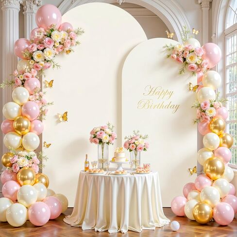 أغطية خلفية القوس الأخضر من Hunter - 7.2 قدم، 6 أقدام سباندكس مناسبة لقوس الزفاف وأغطية خلفية قوس كيارا لتزيين حفلات الزفاف وأعياد الميلاد in Kuwait