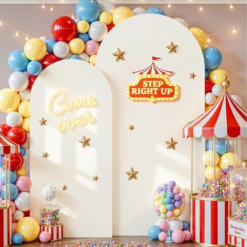 أغطية خلفية القوس الأخضر من Hunter - 7.2 قدم، 6 أقدام سباندكس مناسبة لقوس الزفاف وأغطية خلفية قوس كيارا لتزيين حفلات الزفاف وأعياد الميلاد in Kuwait