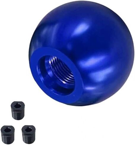 Car Ball Shifter Knob, Scratch-Resistant 5 Speed Metal Stick Shift Knob, Automotive Modification Gear Shift Ball Accessories, Universal for Most Cars (Red) in Saudi Arabia