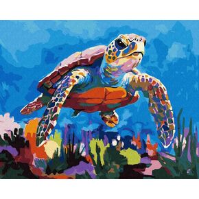 لوحة زيتية من كوميديا اصنعها بنفسك ، مجموعات طلاء للبالغين بالأرقام مع فرشاة طلاء، زهرة جميلة والطيور اصنعها بنفسك الطلاء حسب الأرقام 40.64 × 50.8 سم in Kuwait