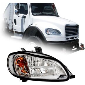 Headlight Compatible with 2004-2013 Freightliner M2 106 M2 112 Headlamps Head Lights (Front Pair Set) in Saudi Arabia