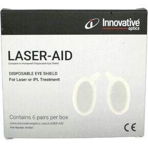 Laser-Aid Disposable Eye Shields - Precision Protection for Medical Lasers | Easy Application, Comfortable Fit | Includes 25 Pairs for Extended Usage and Hygienic Safety in Saudi Arabia
