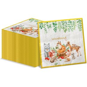 100Pcs Western Party Napkins 13 x 13inch Wild West Western Party Supplies Paper Napkin for Western Birthday Party Decorations Western Party Supplies in Kuwait