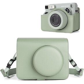 Wide 400 Clear Case, Clear Cover Compatible with Fujifilm Instax Wide 400 Instant Camera, for Instax Wide 400 Carry Case with Shoulder Strap - Clear in Kuwait