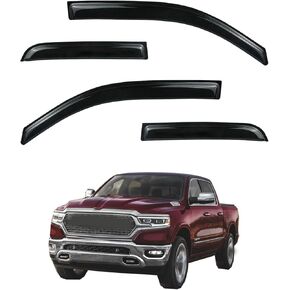 4pc Sun Rain Guards Window Visor Wind Deflector Compatible with 06-09 Toyota Prius XW20 Dark Smoke 94963 in Saudi Arabia