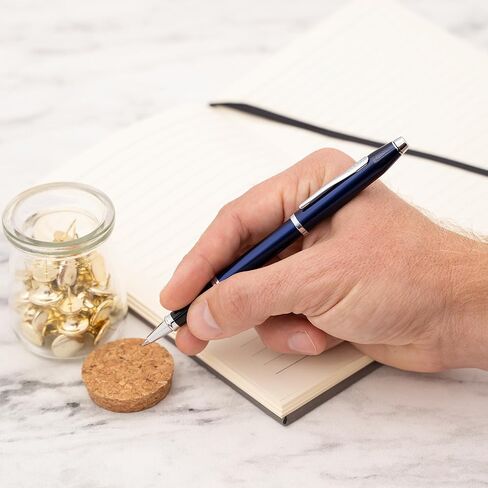 Engraved Cross Century II Capped Rollerball Pen in Black Lacquer with Gold Trim. Executive Personalized Gift for Graduation, Holidays, and Milestones. in Saudi Arabia