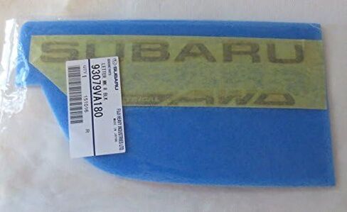 Subaru Genuine Subaru OEM Limited Black Trunk Gate SUBARU SYMMETRICAL AWD Emblem 93079VA180 sti limited in Saudi Arabia