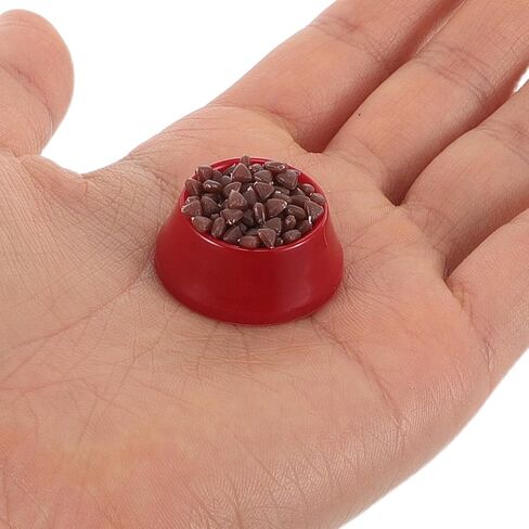 Scale Realistic Dog Cat Food Bowl Authentic Miniature Accessories for Dollhouse Enthusiasts and Craft Projects in Saudi Arabia