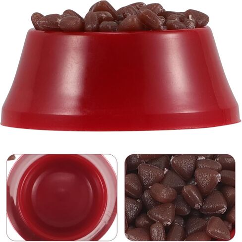 Scale Realistic Dog Cat Food Bowl Authentic Miniature Accessories for Dollhouse Enthusiasts and Craft Projects in Saudi Arabia