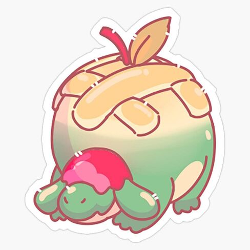Cartoon Appletun Sticker Vinyl Bumper Sticker Decal Waterproof 5" in Saudi Arabia