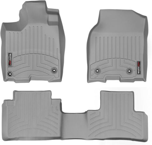 بطانات أرضية مخصصة من Weathertech لسيارة Acura RDX - الصف الأول والثاني (45471-1-3)، أسمر ضارب للصفرة in Kuwait