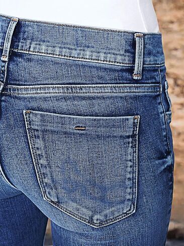 Flamingals Women's Boot Cut Jeans Trendy Tummy Control Jeans Stretch Straight Leg Skinny Jeans in Kuwait