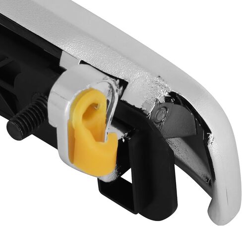 Auto Dynasty Factory Style Front Exterior Car Door Handle Compatible with Nissan Frontier 1998-2004, Passenger Right Side (Chrome) in Saudi Arabia