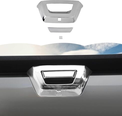 RT-TCZ غطاء مقبض الباب الخلفي غطاء مقبض الباب الخلفي ملحقات الديكور الخارجية لسيارة Chevy Avalanche 2007-2013 (ألياف الكربون السوداء) in Kuwait