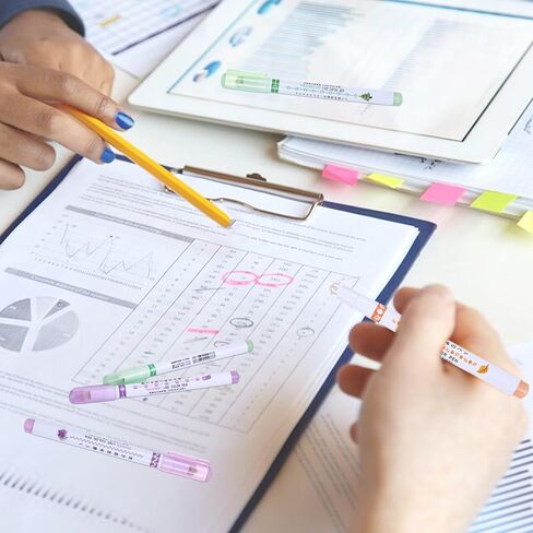 12 Pcs Magic Border Pens for Paper with 12 Different Curve Shapes, Magicborder Pen, Decorative Pens Stamp Markers for Curve Highlighter Roller-Tip Design Effortless Decorative Lines in Saudi Arabia
